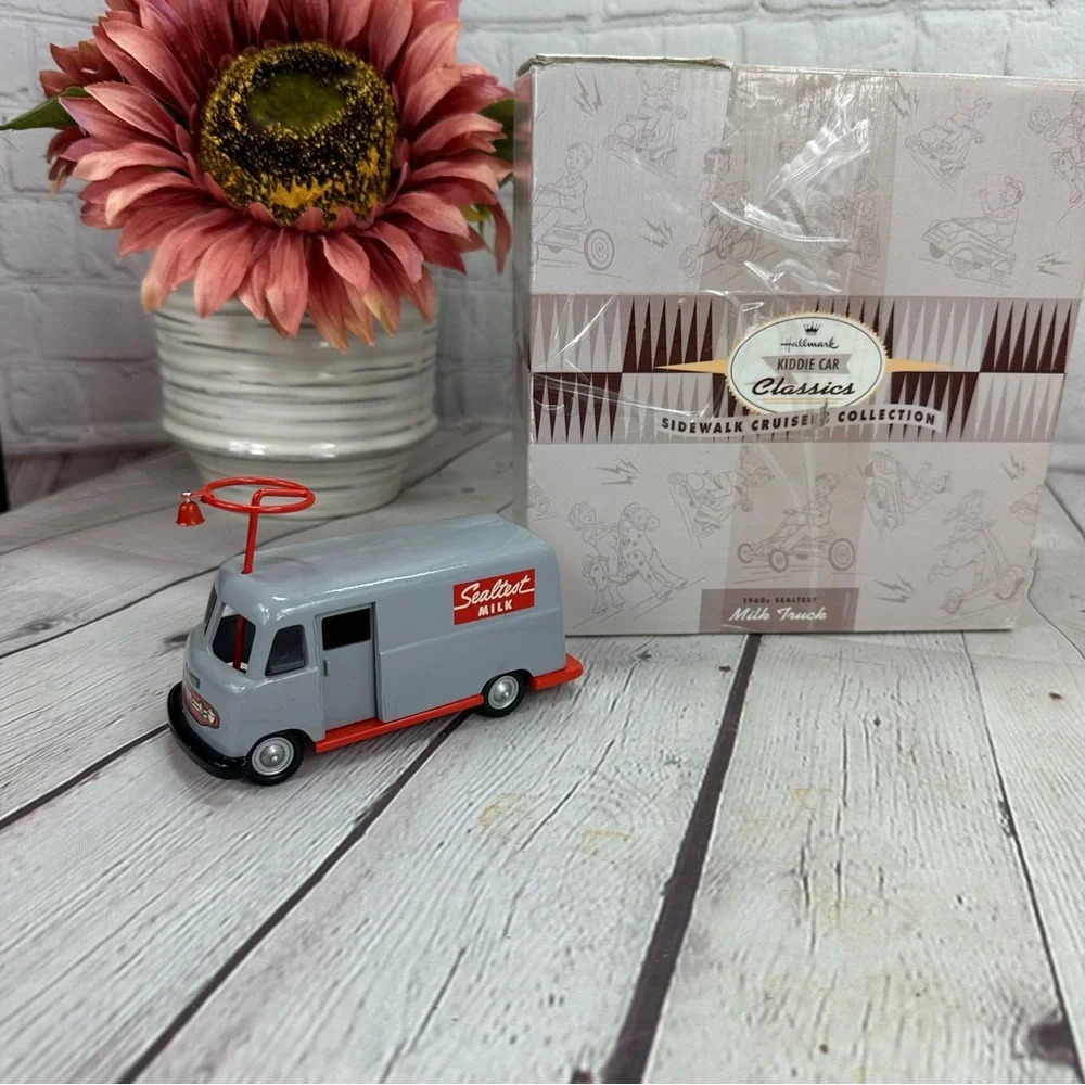 Hallmark vintage kiddie car classics 1960s sealtest milk truck